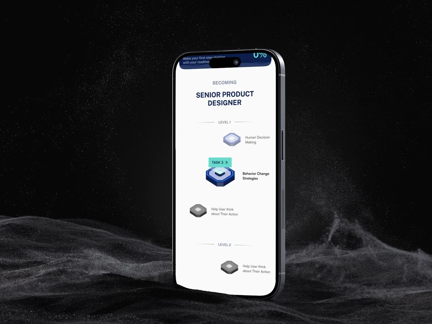 Align roadmap on a phone